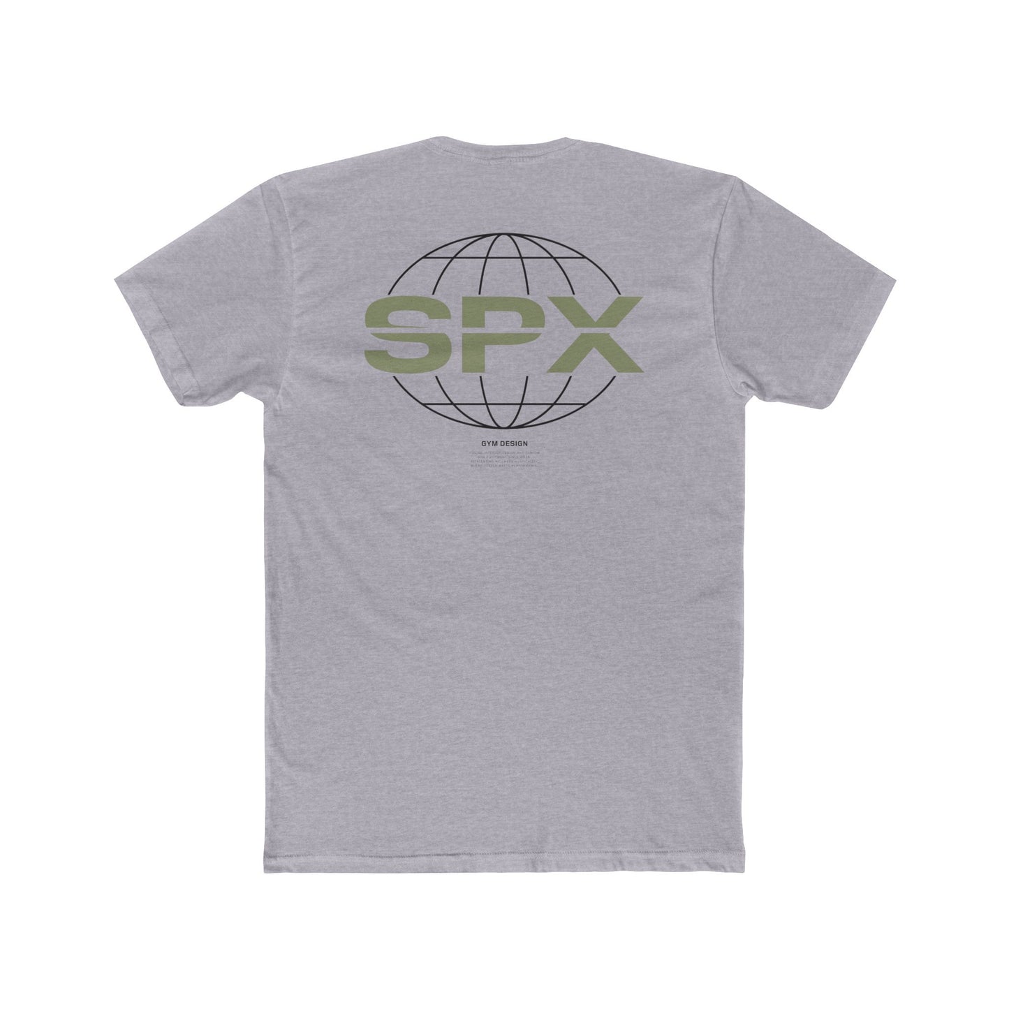 Unisex Cotton Crew Tee - SPX Globe Design - Casual Comfort Wear