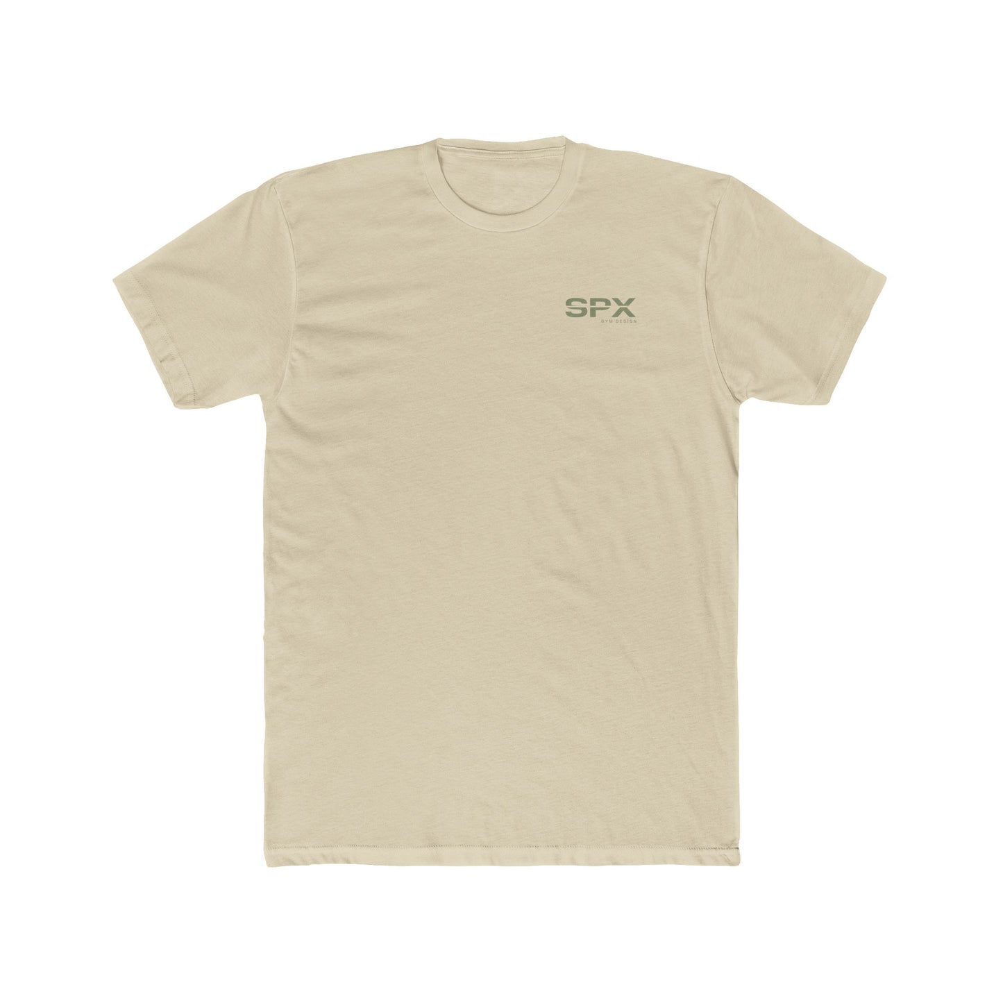 Minimalist SPX Unisex Cotton Crew Tee - Casual Comfort & Versatile Style