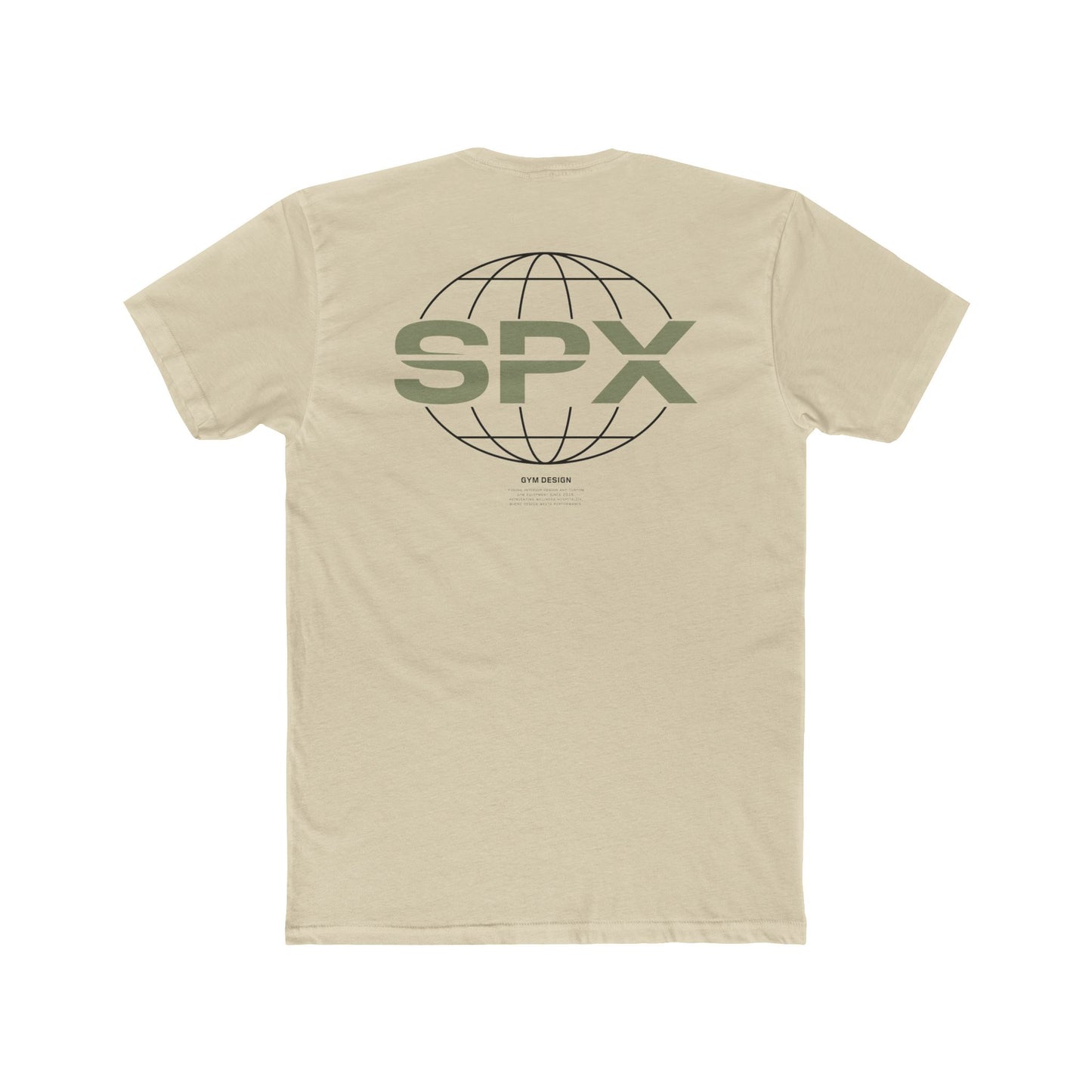 Unisex Cotton Crew Tee - SPX Globe Design - Casual Comfort Wear