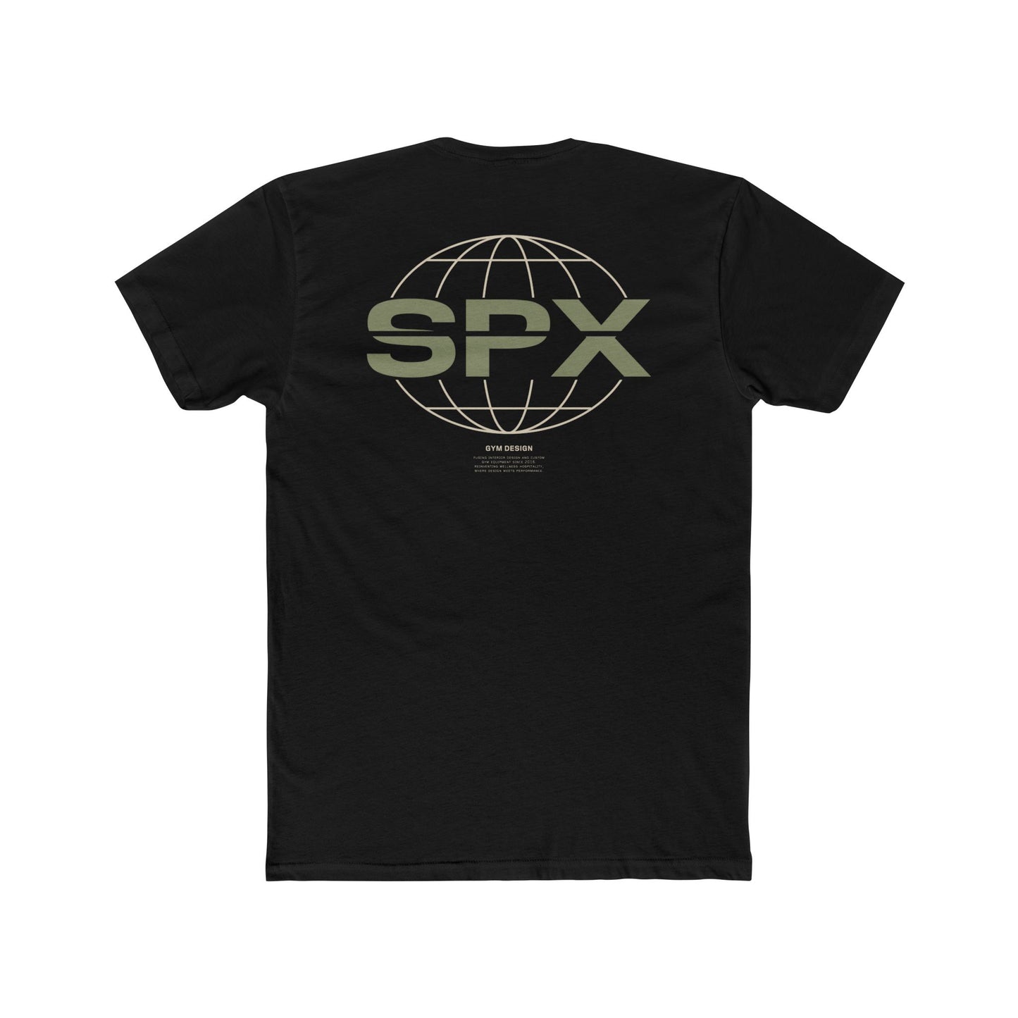 Unisex Cotton Crew Tee - SPX Globe Design - Casual Comfort Wear