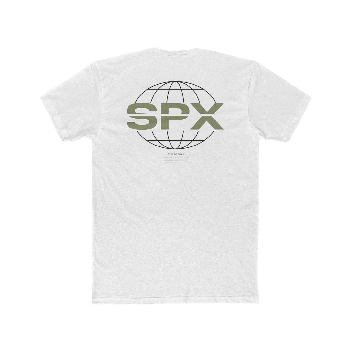 Unisex Cotton Crew Tee - SPX Globe Design - Casual Comfort Wear
