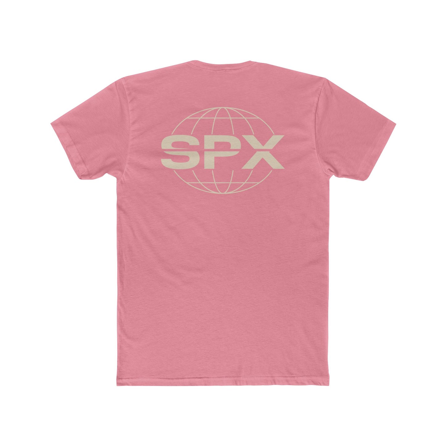 Unisex Cotton Crew Tee - SPX Globe Design - Casual Comfort Wear