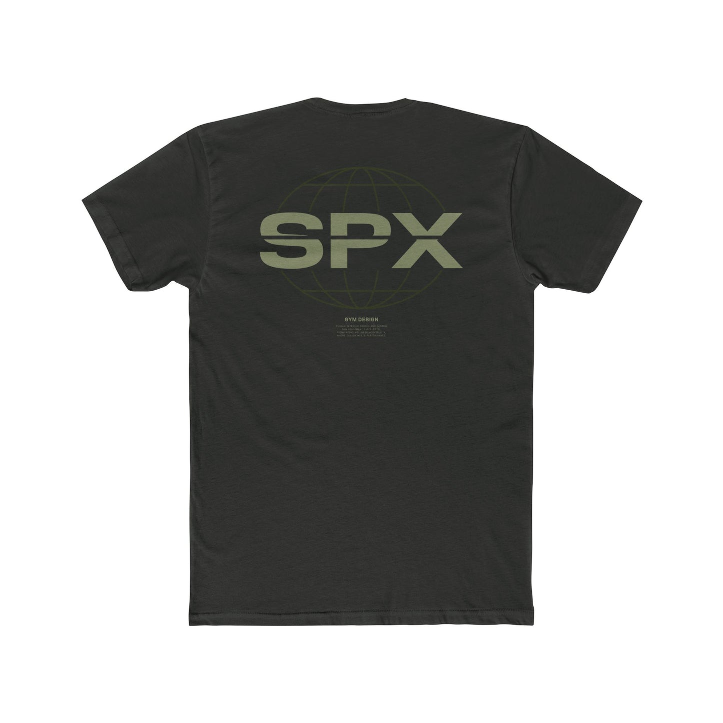 Unisex Cotton Crew Tee - SPX Globe Design - Casual Comfort Wear